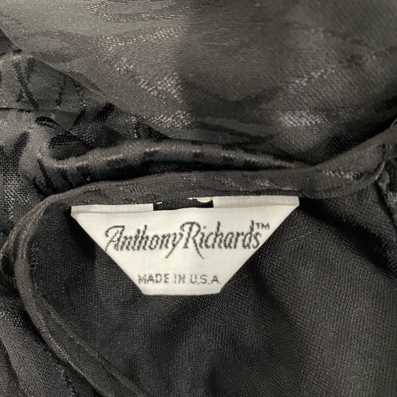 Anthony Richards Vintage 100% Polyester A-line unlined swirl pattern dress/ 14 - Picture 3 of 3